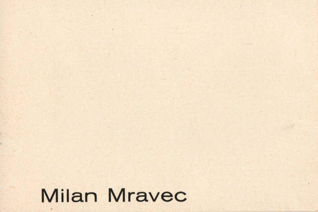 Milan Mravec. Kresby z&nbsp;deníku